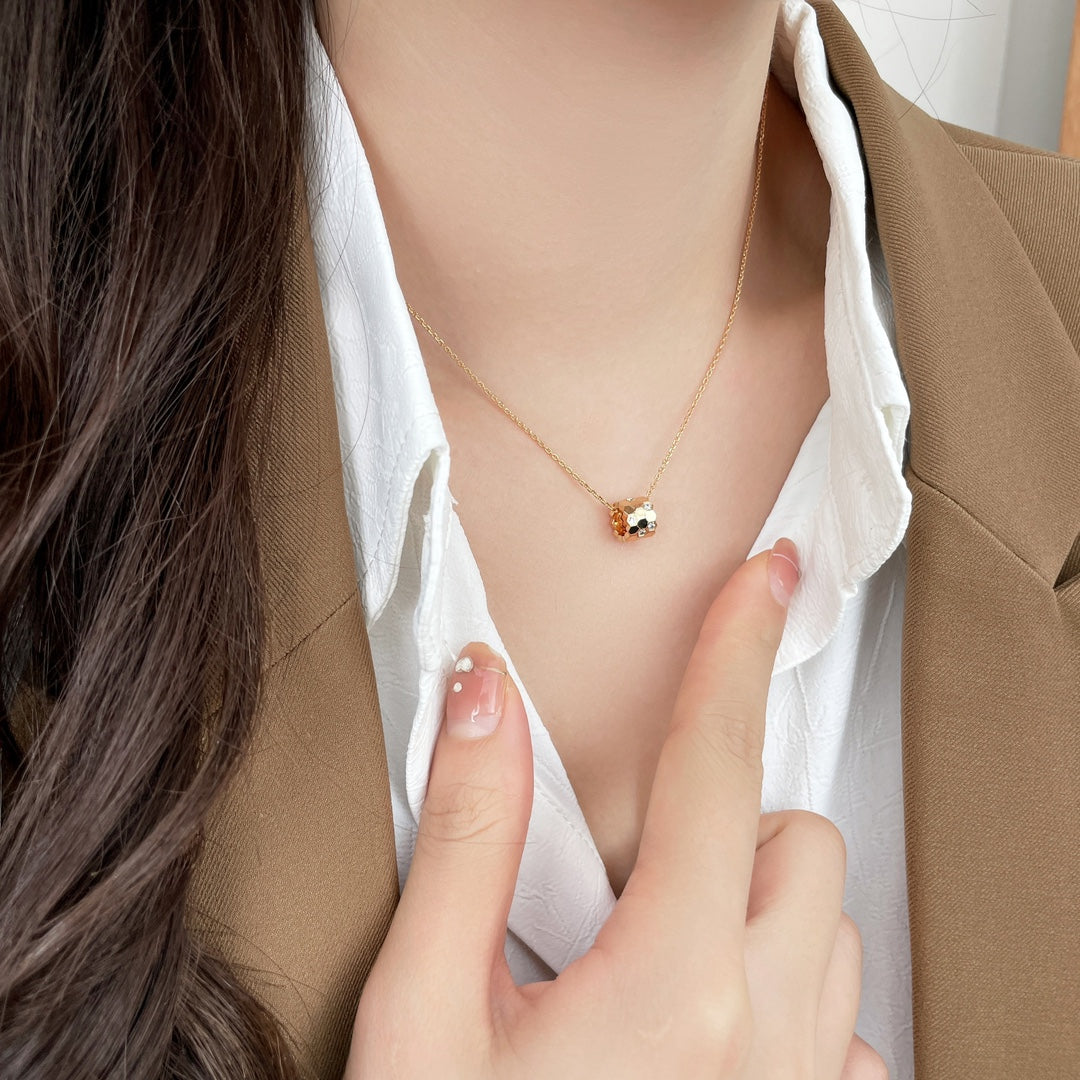 [LunaMar]BEE MINI PEDANT DIAMOND NECKLACE