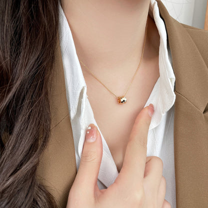 [LunaMar]BEE MINI PEDANT DIAMOND NECKLACE