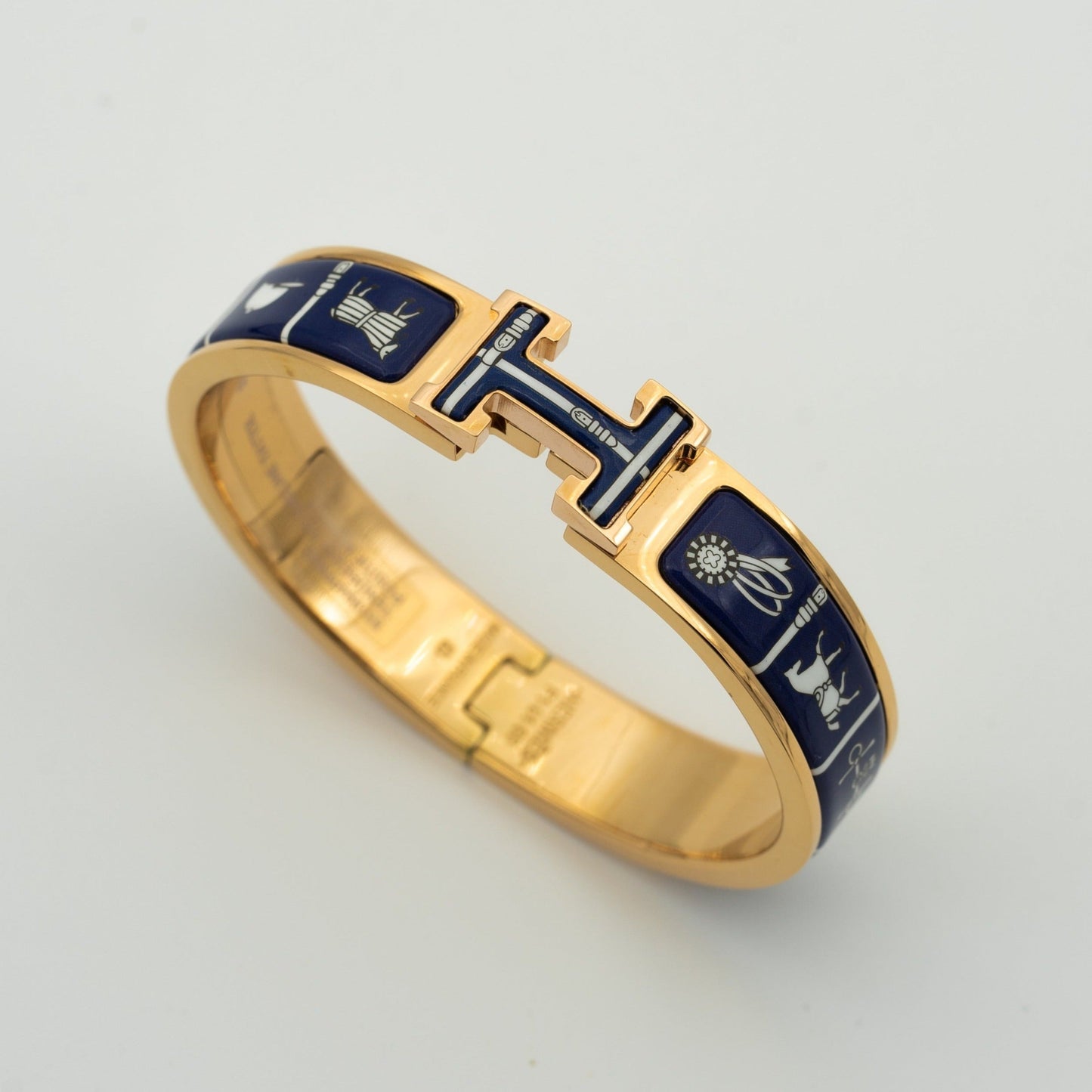 [LunaMar]H BRACELET BLUE CERAMIC