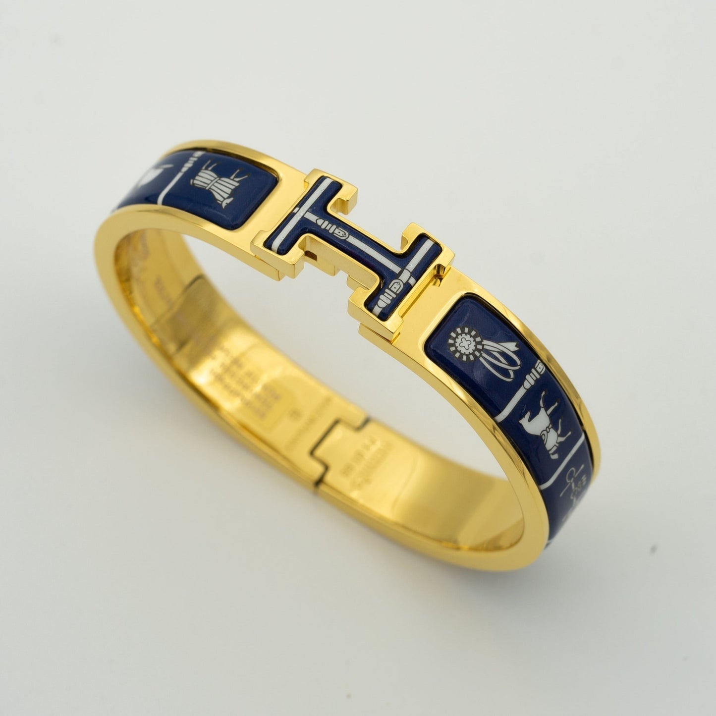 [LunaMar]H BRACELET BLUE CERAMIC
