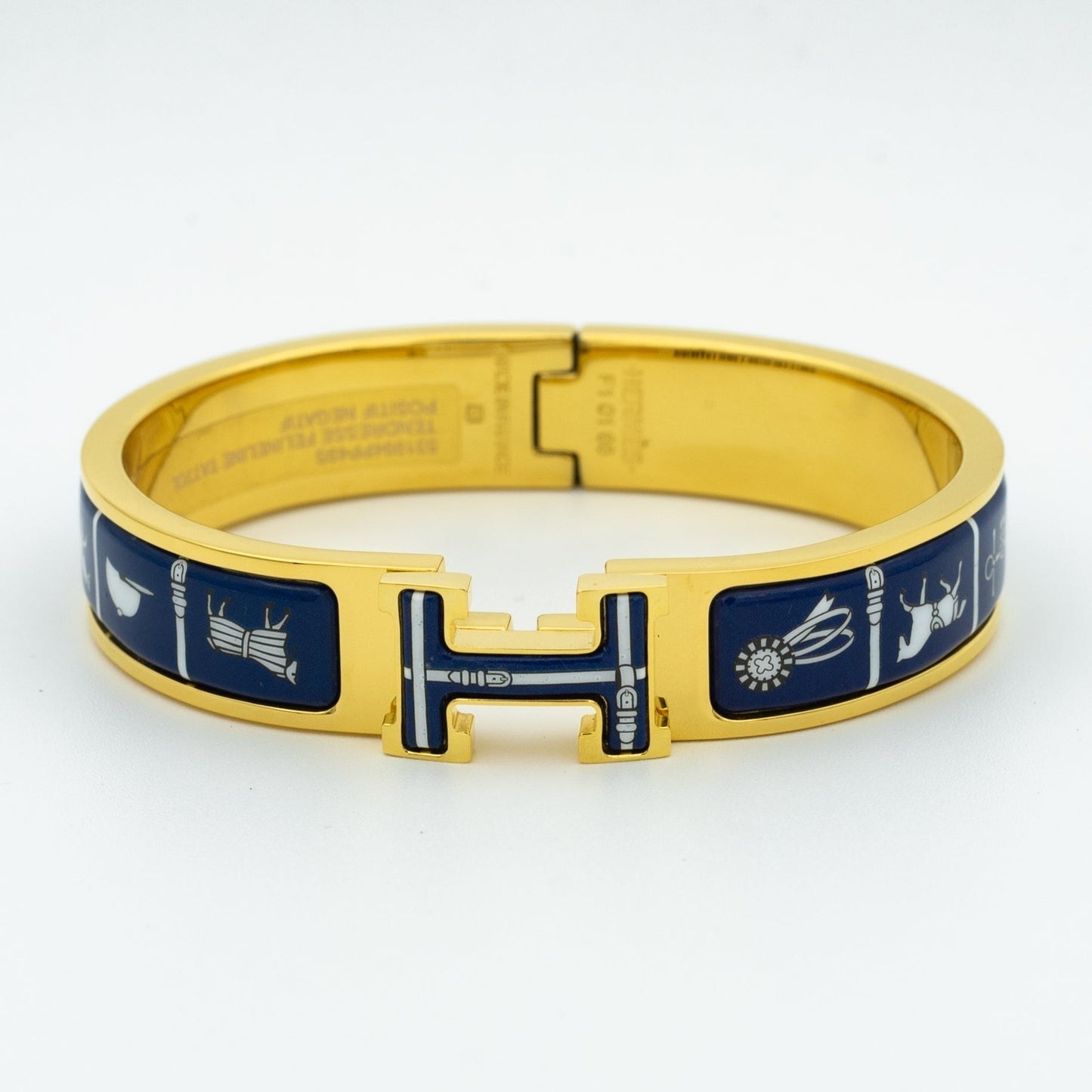 [LunaMar]H BRACELET BLUE CERAMIC