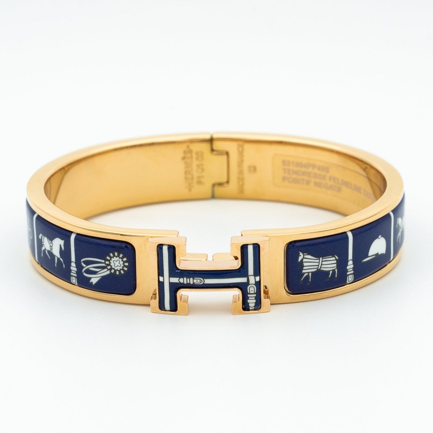 [LunaMar]H BRACELET BLUE CERAMIC