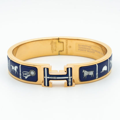 [LunaMar]H BRACELET BLUE CERAMIC