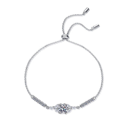 [LunaMar]BLOOMING STAR-FLOWER MOISSANITE BRACELET