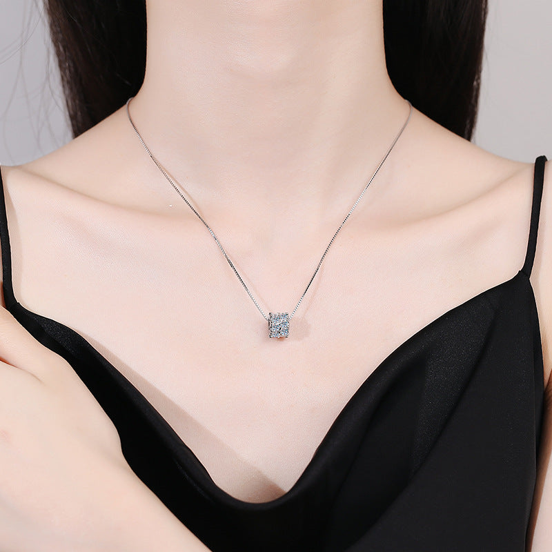 [LunaMar]ELEGANT SLIM-WAIST MOISSANITE NECKLACE