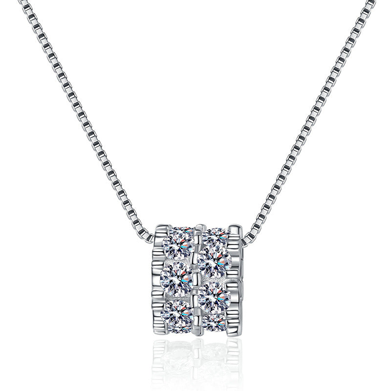 [LunaMar]ELEGANT SLIM-WAIST MOISSANITE NECKLACE