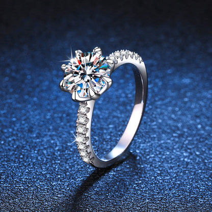 [LunaMar]BOLD TIGER CLAW MOISSANITE ENGAGEMENT RING