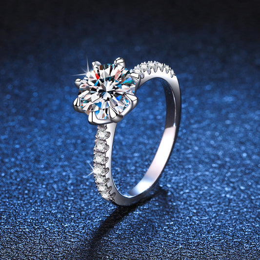 [LunaMar]BOLD TIGER CLAW MOISSANITE ENGAGEMENT RING
