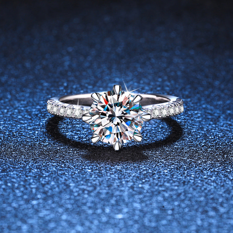 [LunaMar]BOLD TIGER CLAW MOISSANITE ENGAGEMENT RING