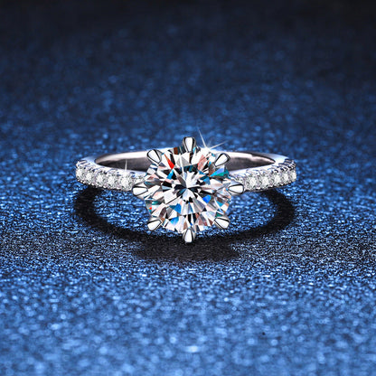 [LunaMar]BOLD TIGER CLAW MOISSANITE ENGAGEMENT RING