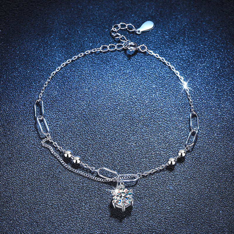 [LunaMar]CLASSIC SOLITAIRE MOISSANITE BRACELET