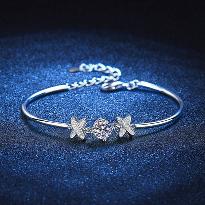 [LunaMar]ELEGANT BOW-KNOT MOISSANITE BRACELET