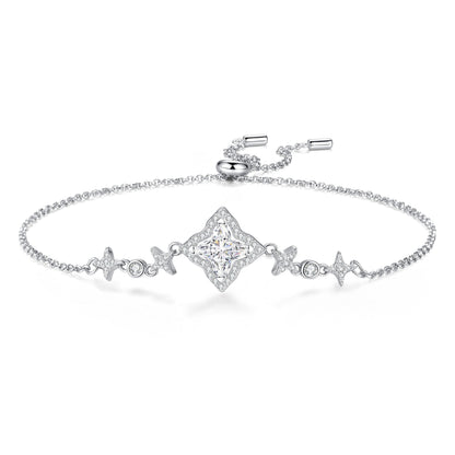 [LunaMar]MARQUISE-CLOVER MOISSANITE BRACELET