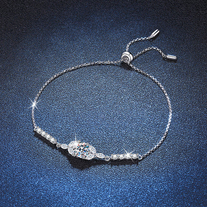 [LunaMar]BLOOMING STAR-FLOWER MOISSANITE BRACELET