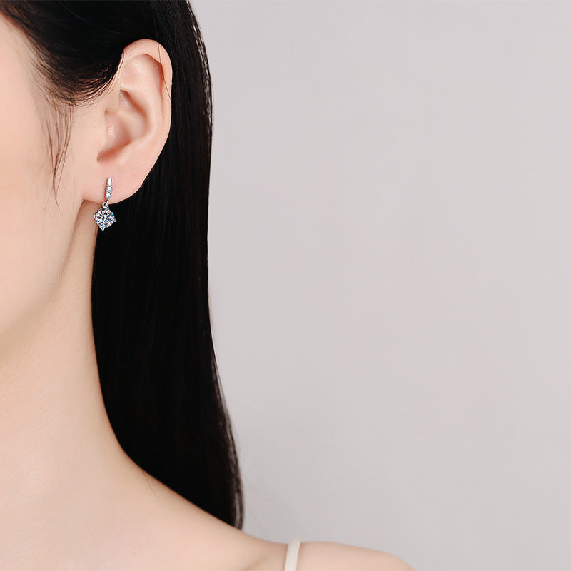 [LunaMar]DYNAMIC TASSEL MOISSANITE DROP EARRINGS
