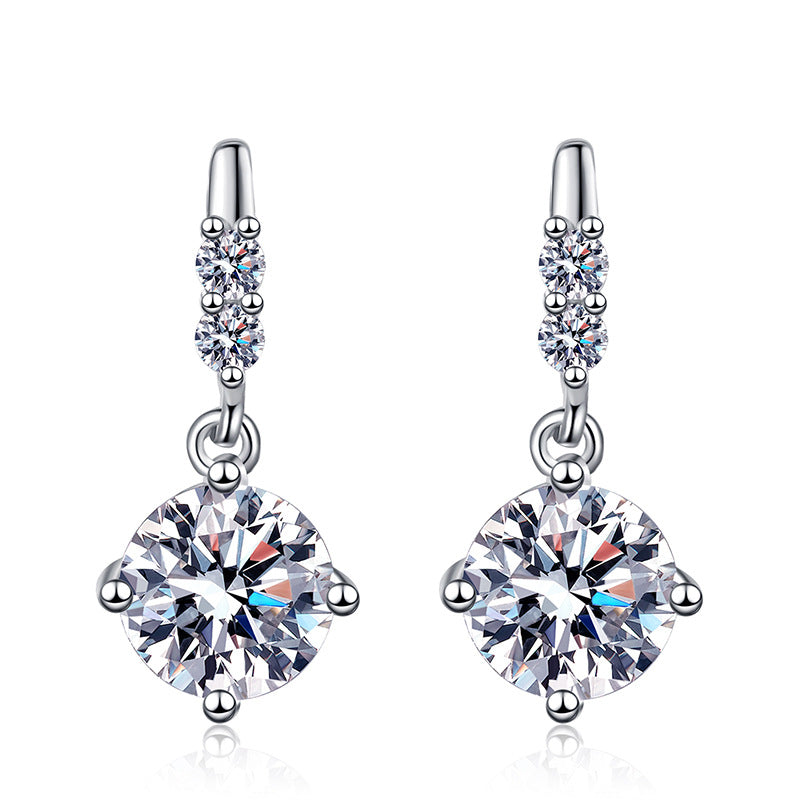 [LunaMar]DYNAMIC TASSEL MOISSANITE DROP EARRINGS