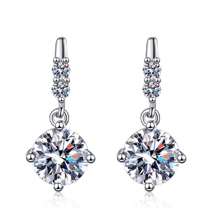 [LunaMar]DYNAMIC TASSEL MOISSANITE DROP EARRINGS