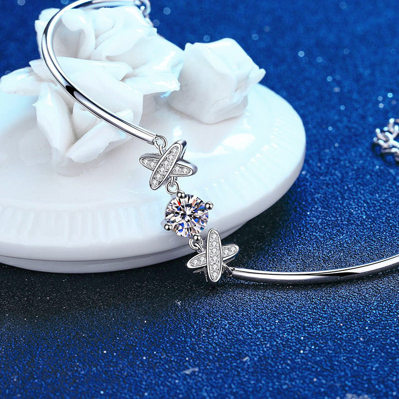 [LunaMar]ELEGANT BOW-KNOT MOISSANITE BRACELET
