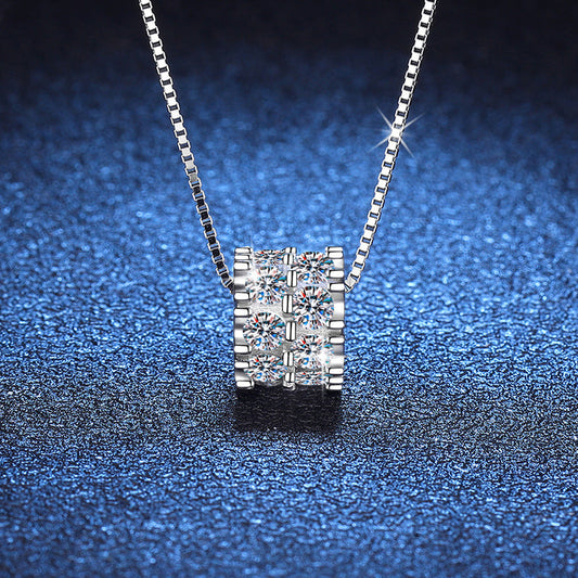 [LunaMar]ELEGANT SLIM-WAIST MOISSANITE NECKLACE