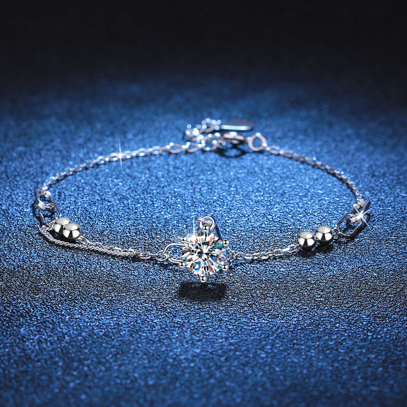 [LunaMar]CLASSIC SOLITAIRE MOISSANITE BRACELET