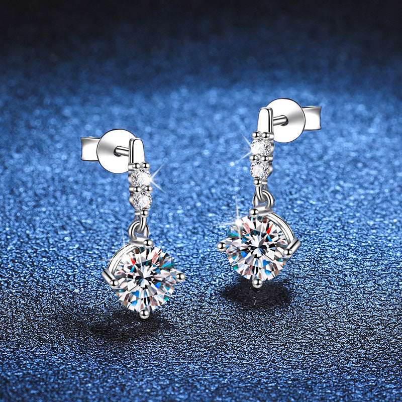 [LunaMar]DYNAMIC TASSEL MOISSANITE DROP EARRINGS