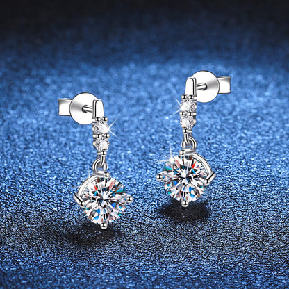 [LunaMar]DYNAMIC TASSEL MOISSANITE DROP EARRINGS