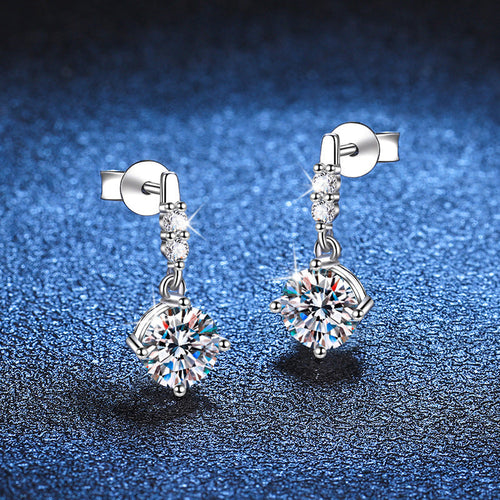 [LunaMar]DYNAMIC TASSEL MOISSANITE DROP EARRINGS