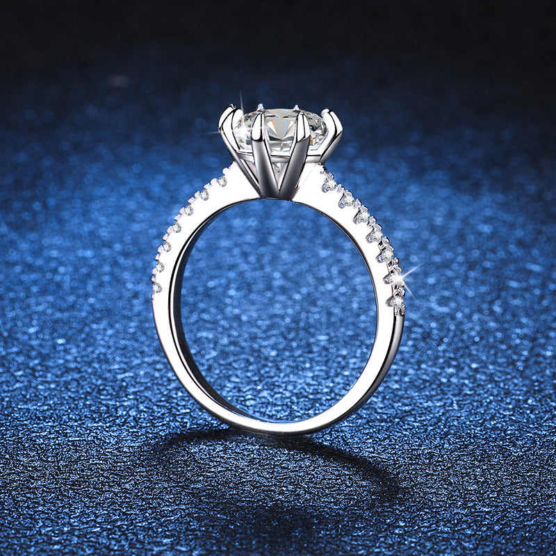 [LunaMar]BOLD TIGER CLAW MOISSANITE ENGAGEMENT RING