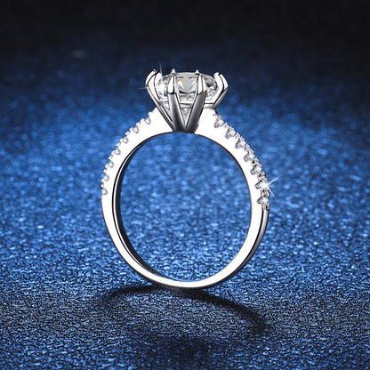 [LunaMar]BOLD TIGER CLAW MOISSANITE ENGAGEMENT RING