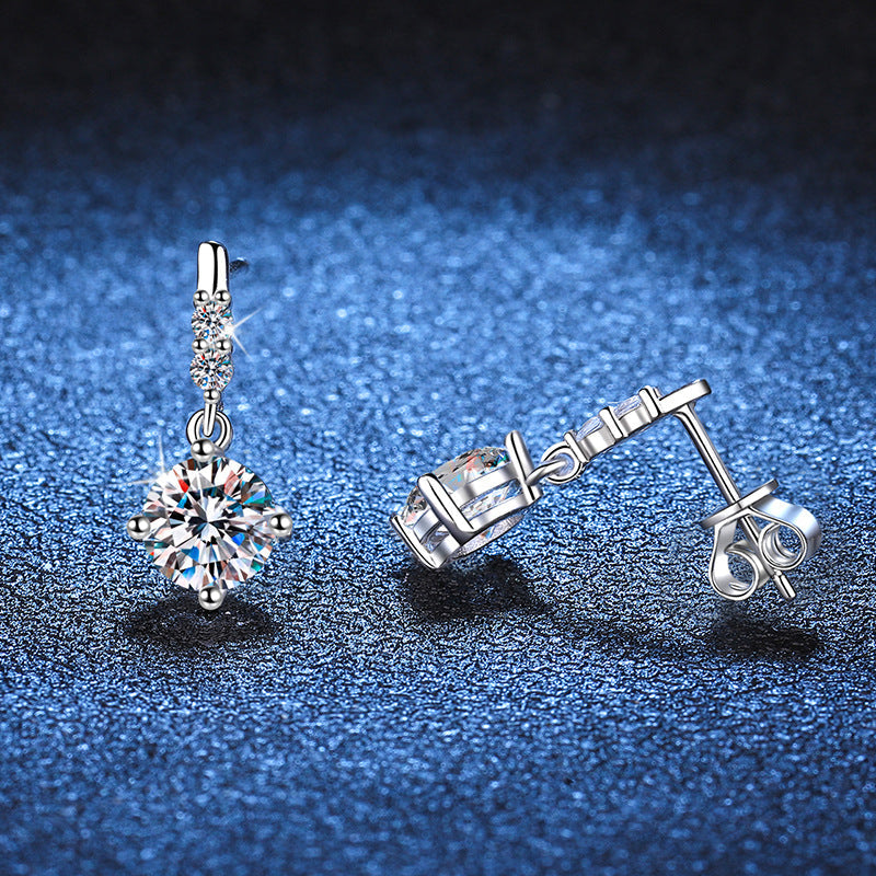 [LunaMar]DYNAMIC TASSEL MOISSANITE DROP EARRINGS