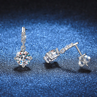 [LunaMar]DYNAMIC TASSEL MOISSANITE DROP EARRINGS