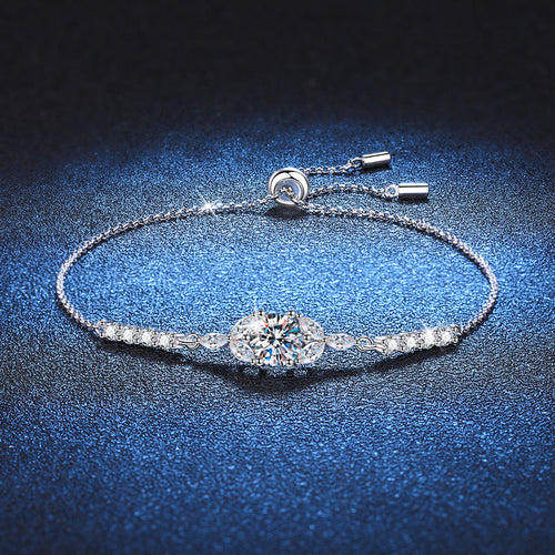 [LunaMar]BLOOMING STAR-FLOWER MOISSANITE BRACELET