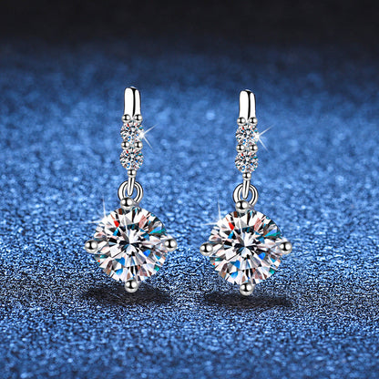 [LunaMar]DYNAMIC TASSEL MOISSANITE DROP EARRINGS