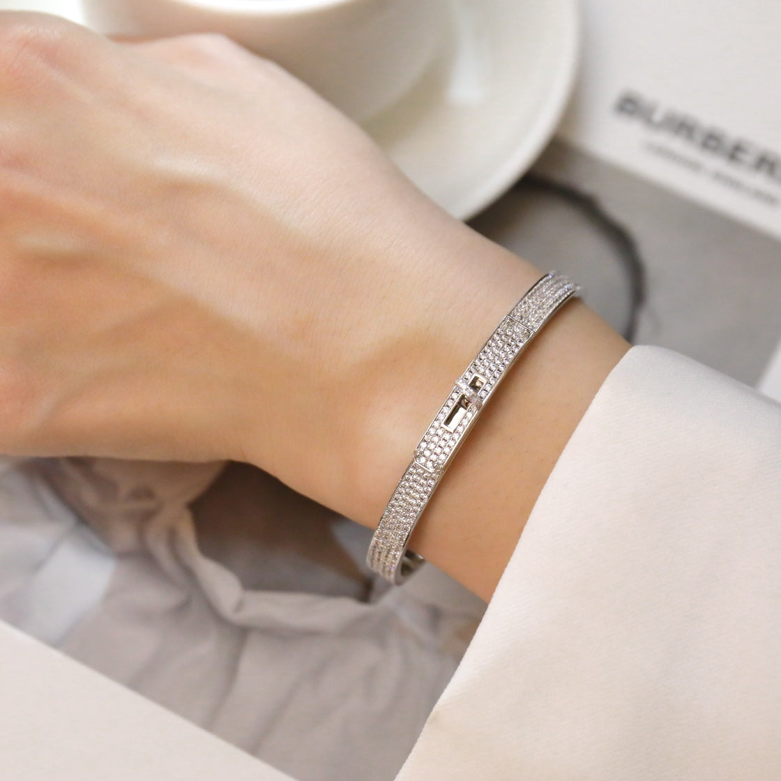 [LunaMar]KELLY BRACELET DIAMOND PAVED