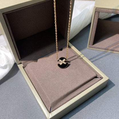[LunaMar]JEUX DE ROSE GOLD DIAMOND NECKLACE