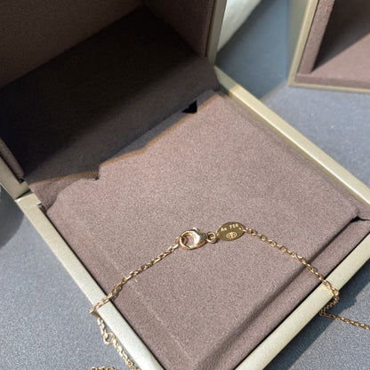 [LunaMar]JEUX DE ROSE GOLD DIAMOND NECKLACE