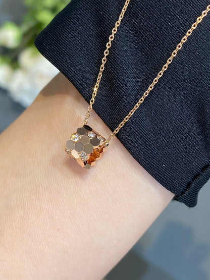 [LunaMar]BEE LOVE DIAMOND NECKLACE