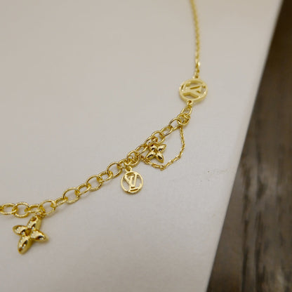 [LunaMar]BLOOMING SUPPLE NECKLACE BRASS