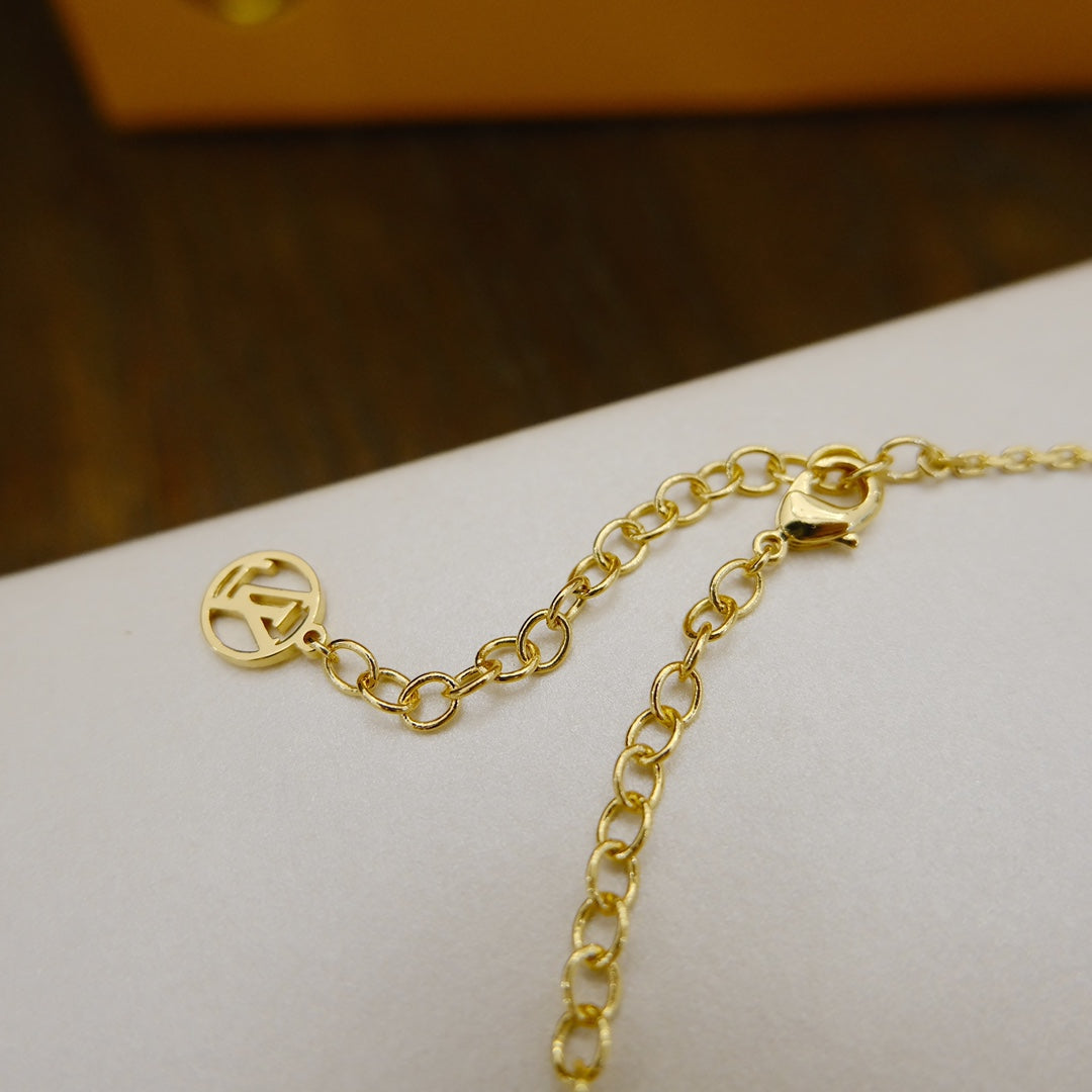 [LunaMar]BLOOMING SUPPLE NECKLACE BRASS