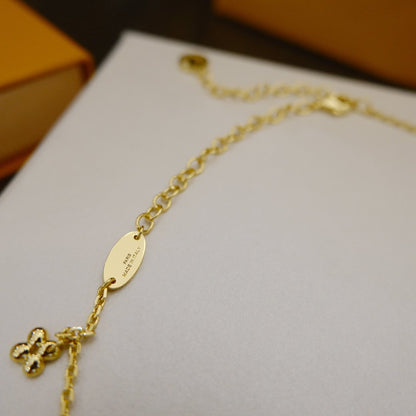 [LunaMar]BLOOMING SUPPLE NECKLACE BRASS
