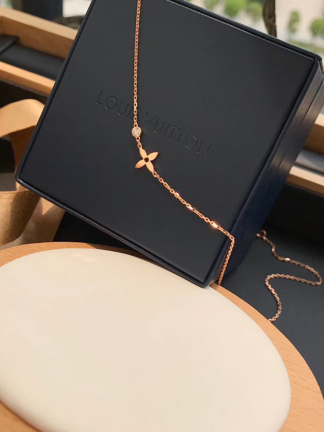[LunaMar]BLOSSOM PENDANT ROSE GOLD AND DIAMOND