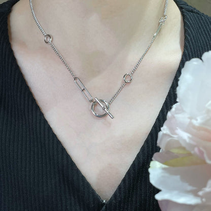 [LunaMar]HM STERLING CHAINE D'ANCRE HEART