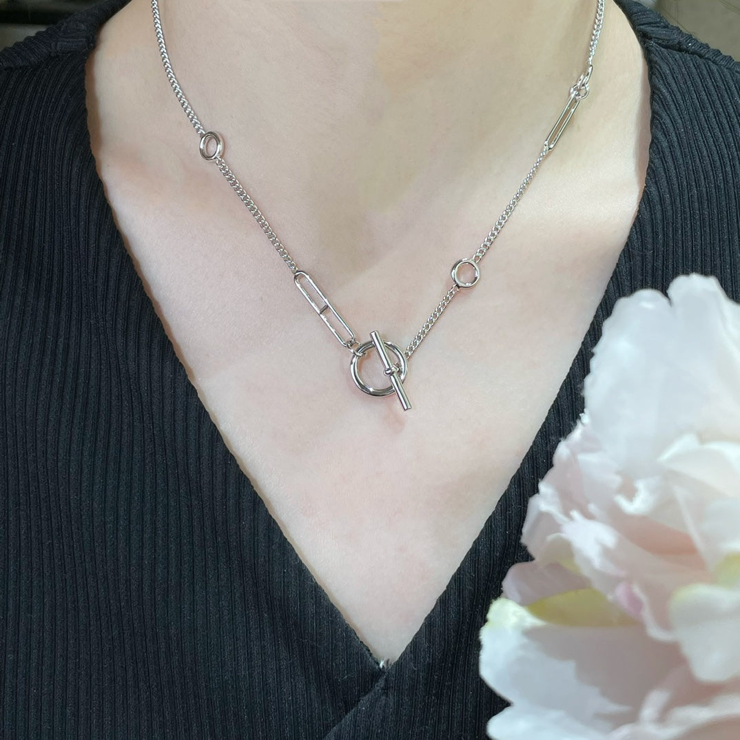 [LunaMar]HM STERLING CHAINE D'ANCRE HEART