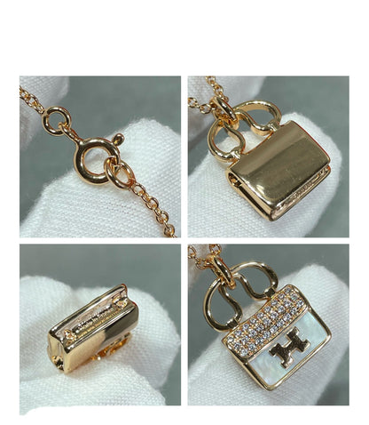 [LunaMar]H CIRCE MOISSANITE PENDANT NECKLACE GOLD