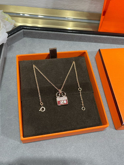 [LunaMar]H CIRCE MOISSANITE PENDANT NECKLACE GOLD