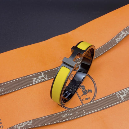 [LunaMar]CLIC HM SO BLACK YELLOW BRACELET