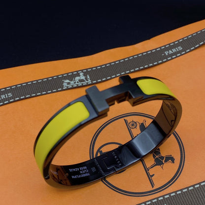 [LunaMar]CLIC HM SO BLACK YELLOW BRACELET
