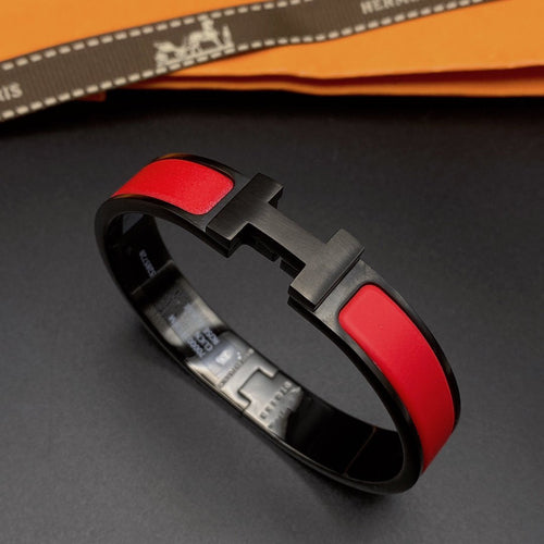 [LunaMar]CLIC HM SO BLACK RED BRACELET