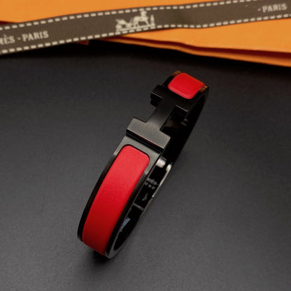 [LunaMar]CLIC HM SO BLACK RED BRACELET