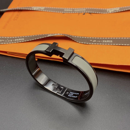 [LunaMar]CLIC HM SO BLACK GREY BRACELET